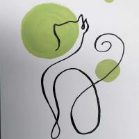 travail du trait avec les enfants