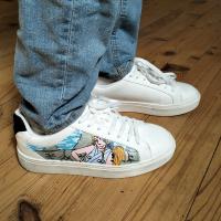 Peinture sur baskets (Florian 11 ans)